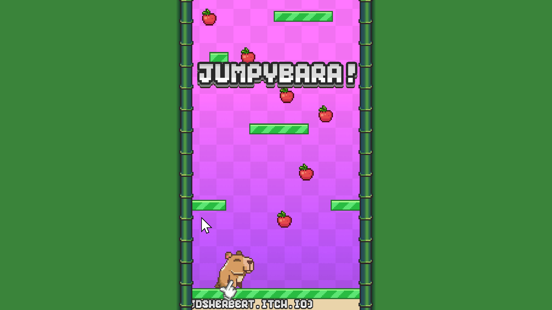 Jumpybara! Title Screen